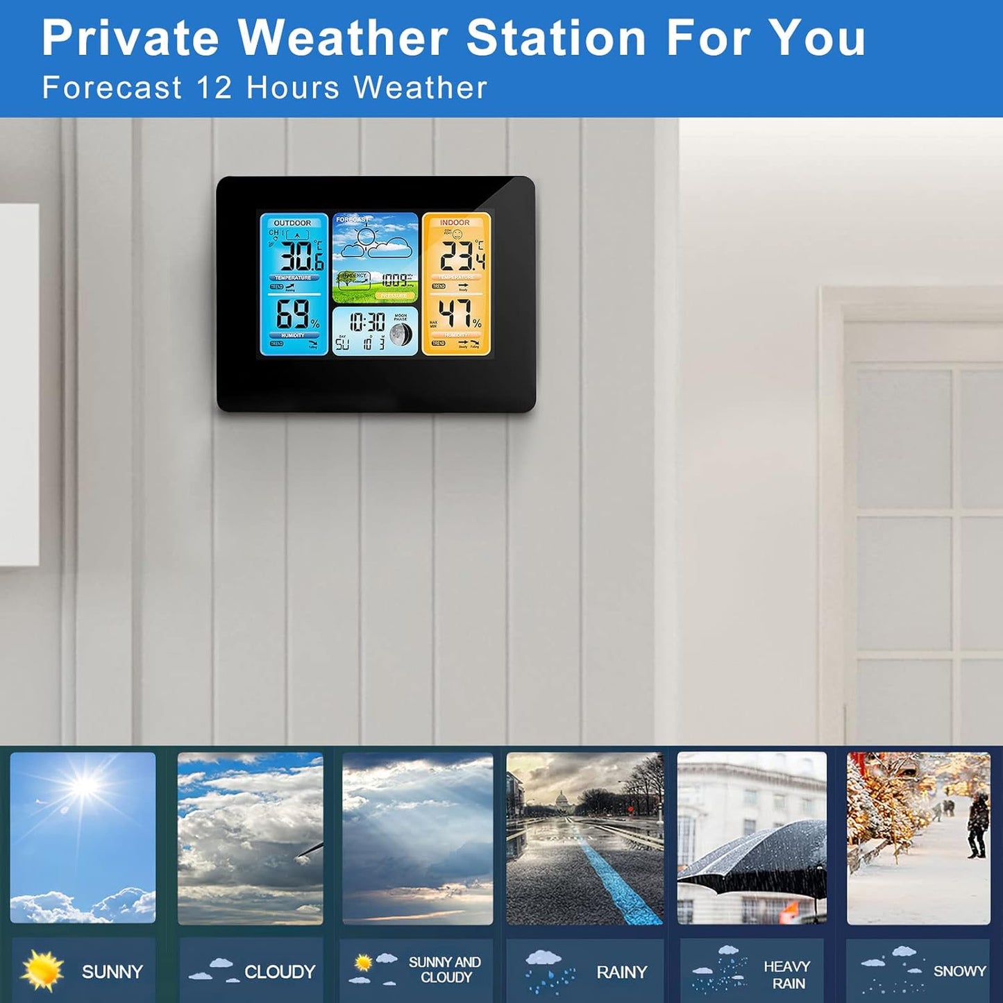 Farbwetterstation, Schwarz