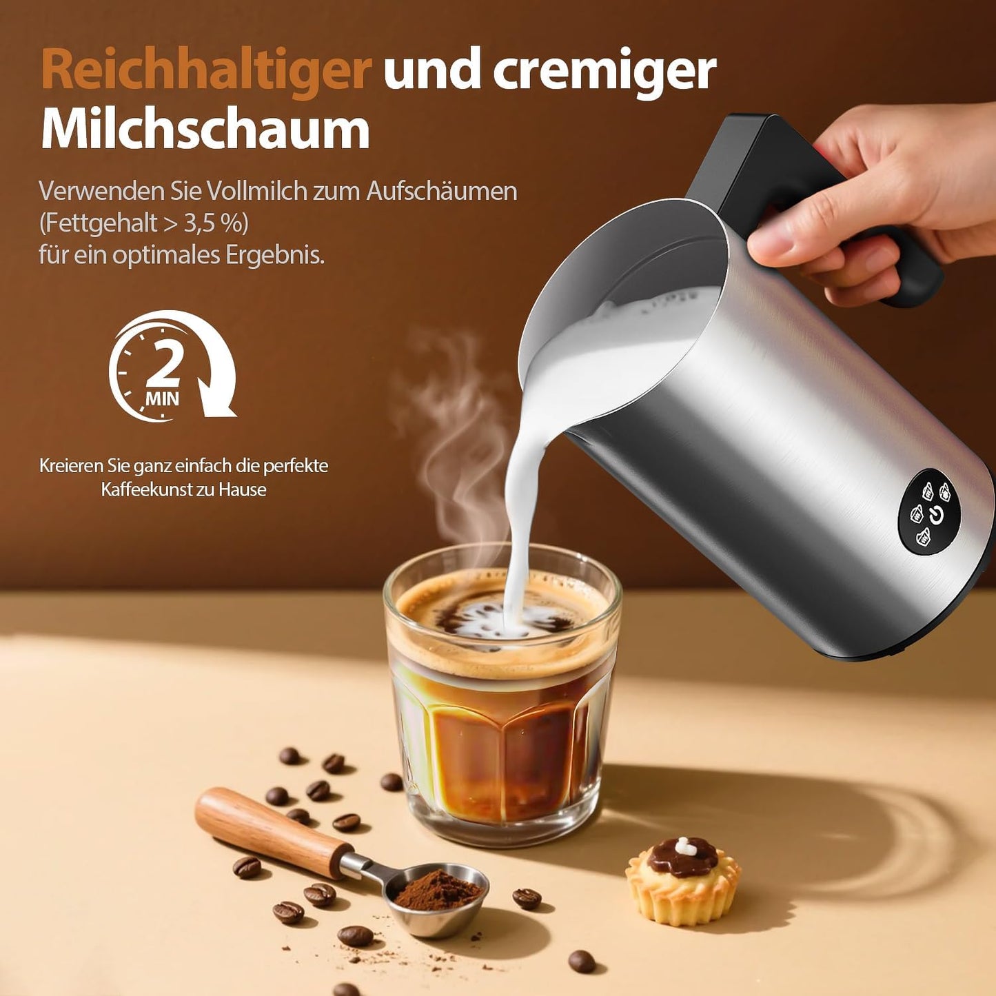 4-in-1 Milchaufschäumer TM-5501