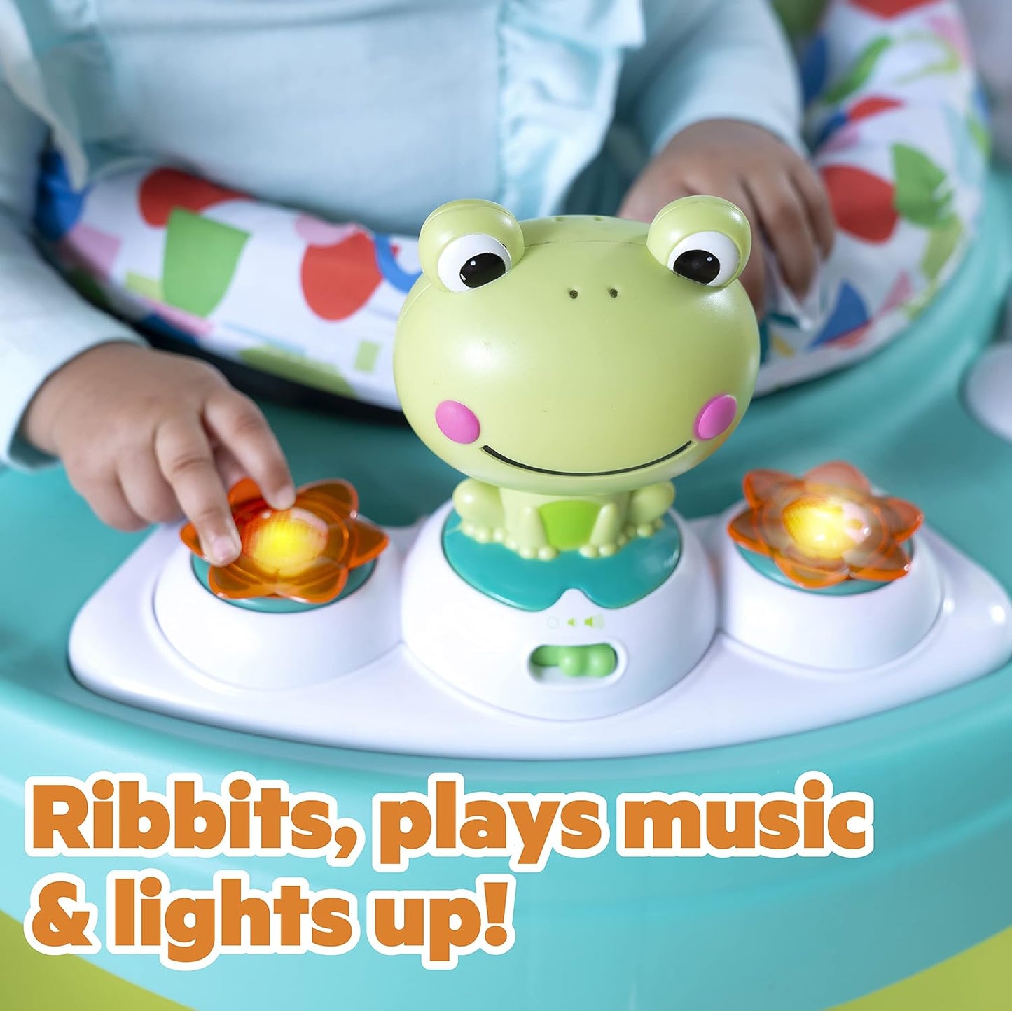 Bounce Baby 2-in-1 Spieltisch mit 7 Spielzeugen, mehrfarbig