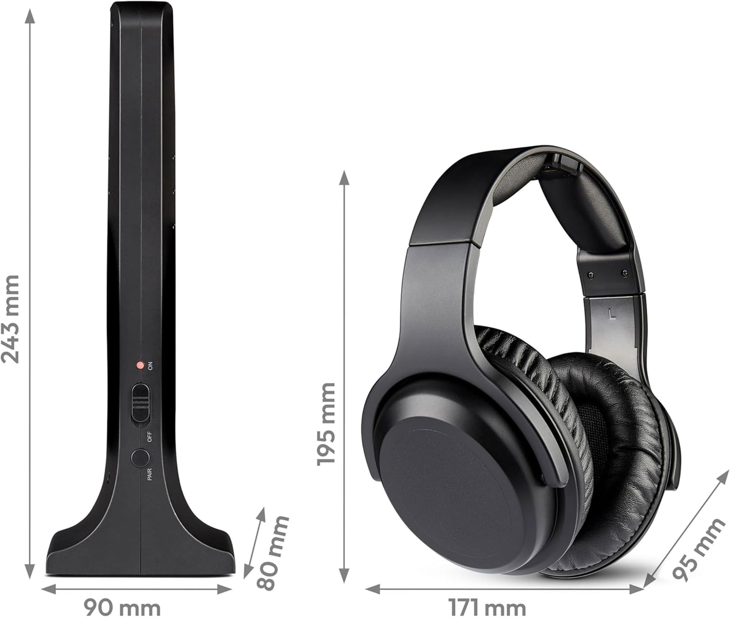 Kabellose Over-Ear Funkkopfhörer HS-1