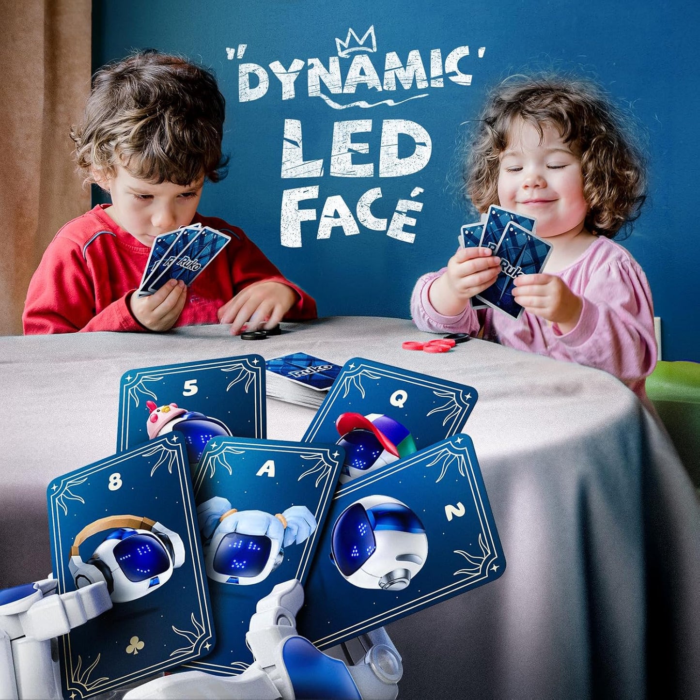 Programmierbarer Roboter, Blau + Weiss