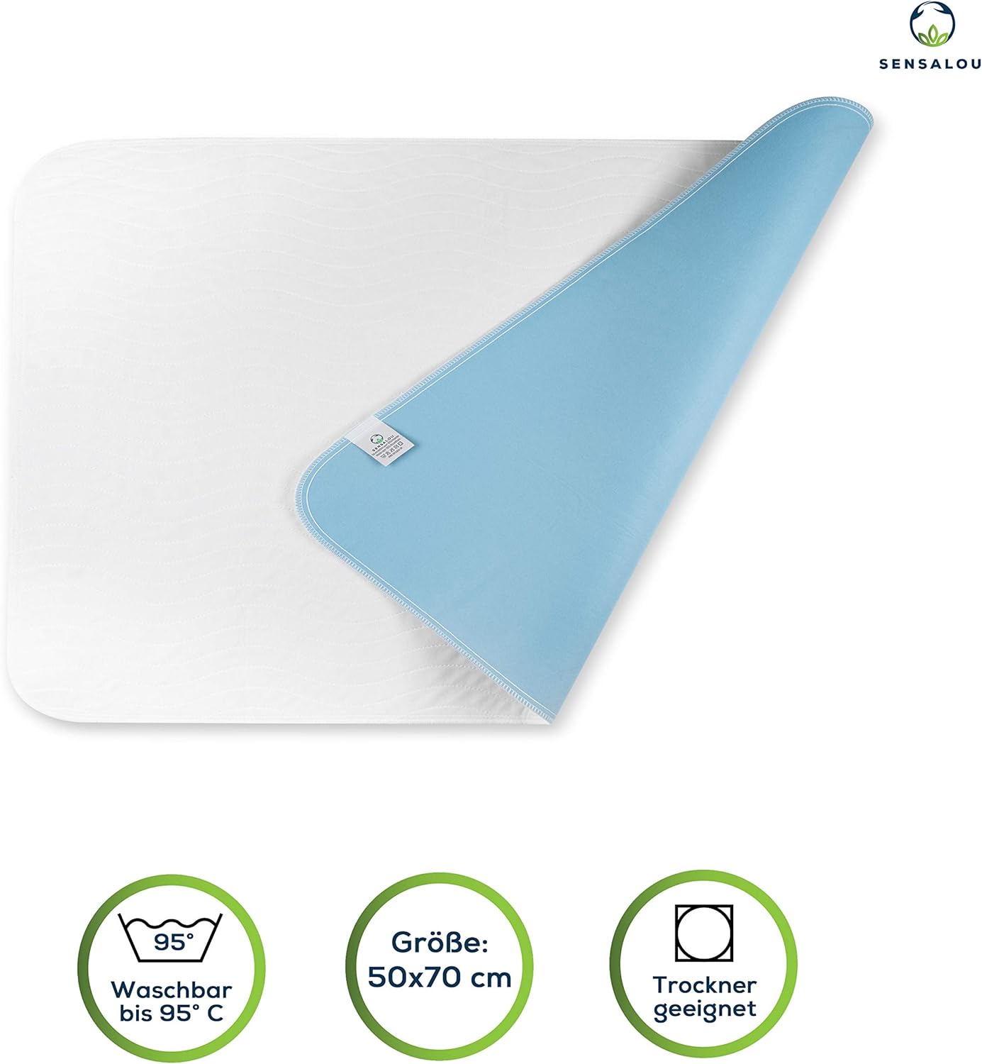 Inkontinenz-Bettunterlagen 4er Set, 4 50x70 cm (4er Pack)