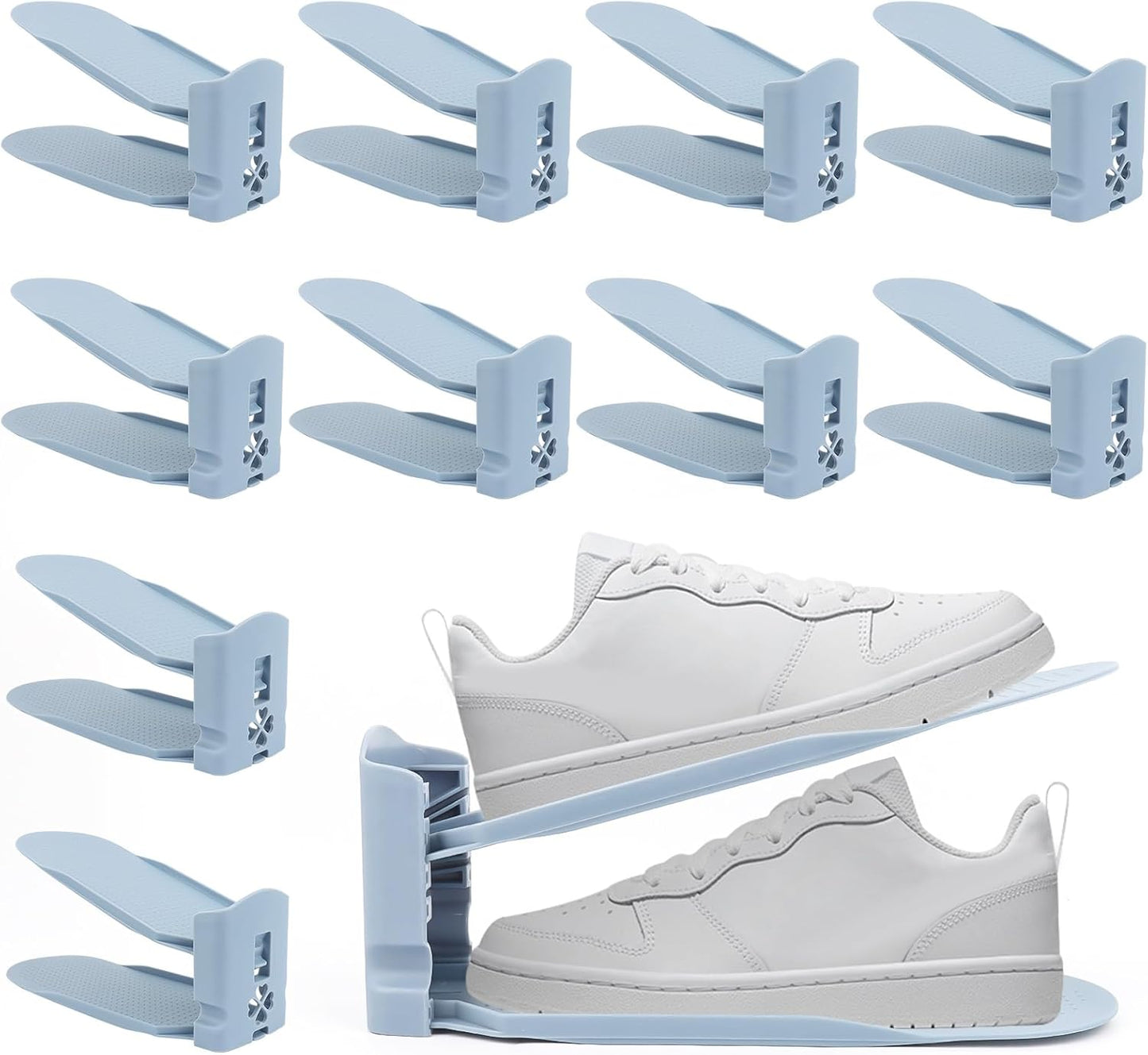 10er-Set Verstellbare Schuhstapler