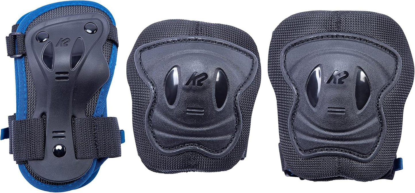 Raider Pro Pad SET, blue S (Knee: A:27-31cm B:25-29cm / Elbow: A:22-25cm B:20-23cm / Wrist: A:17-19cm B:14-16cm)