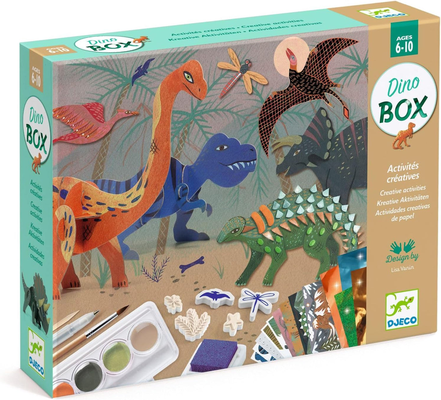 Dinosaurier Bastelset "Die Welt der Dinosaurier", Dinosaurier-Welt