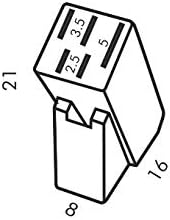 Messer- und Scherenblock, 16 x 8 x 21 cm