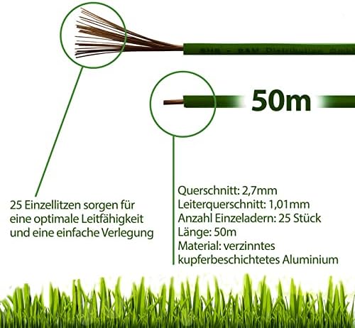 Begrenzungskabel-Set für Mähroboter, 50m