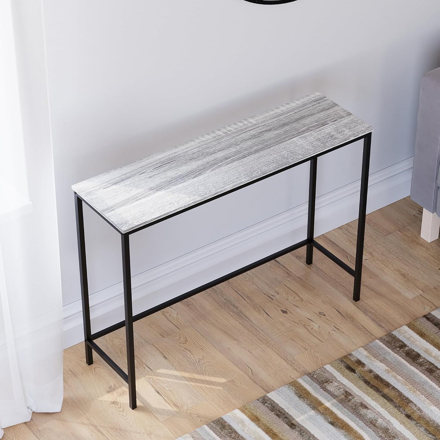 Brooklyn Konsolentisch, Grau, No Drawer