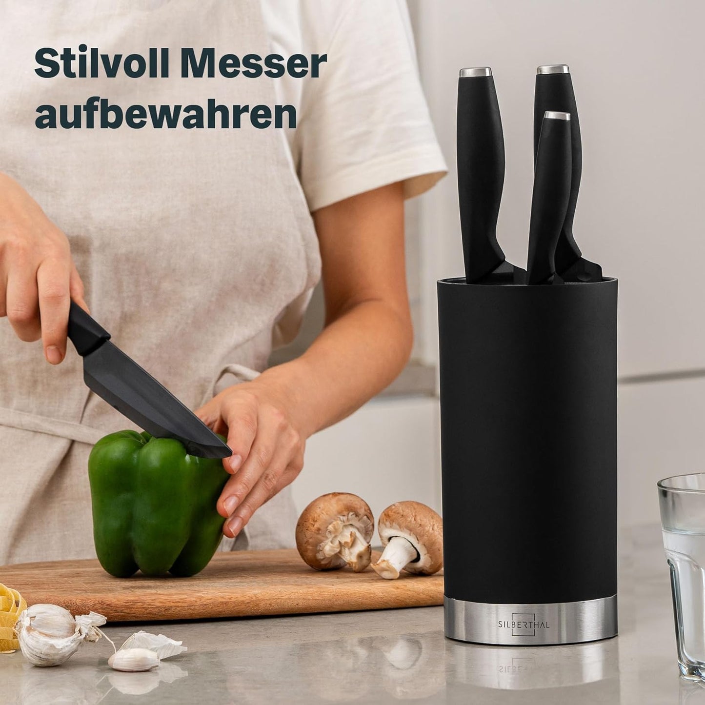 Messerhalter, Schwarz