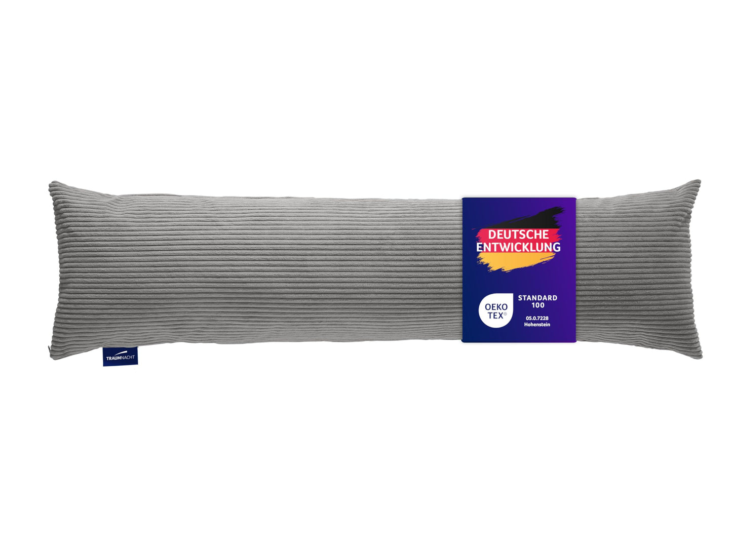 Seitenschläferkissen mit Cord-Bezug, 40 x 145 cm, 40 x 145 cm Kord