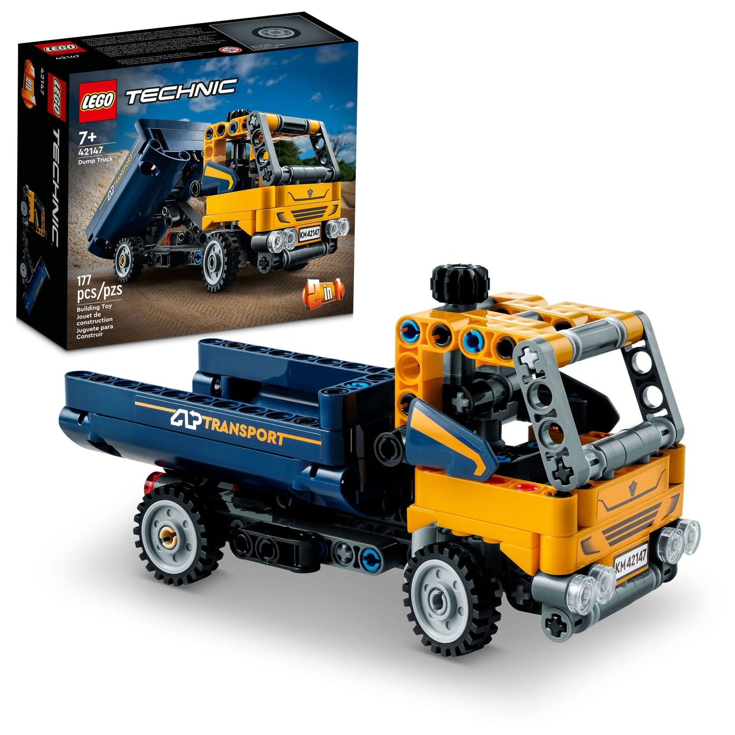 Technic Baufahrzeugmodell 2in1 Set (ab 7 Jahren)