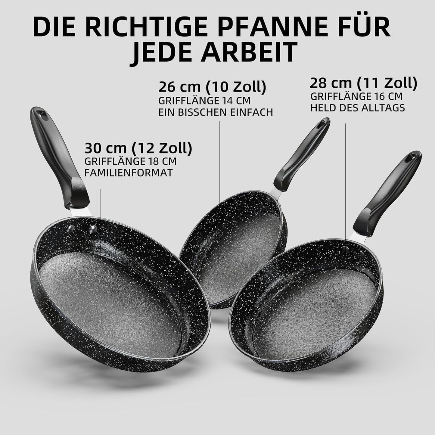 3-teiliges Pfannenset, Bc1
