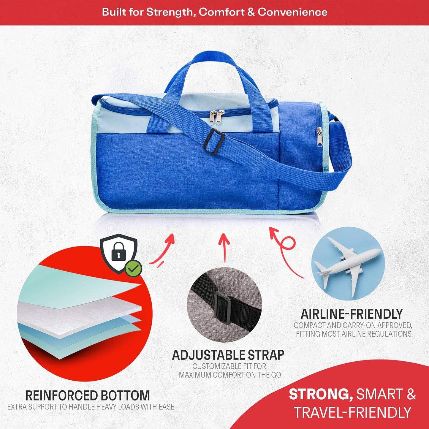 Sporttasche, 20 L Blau