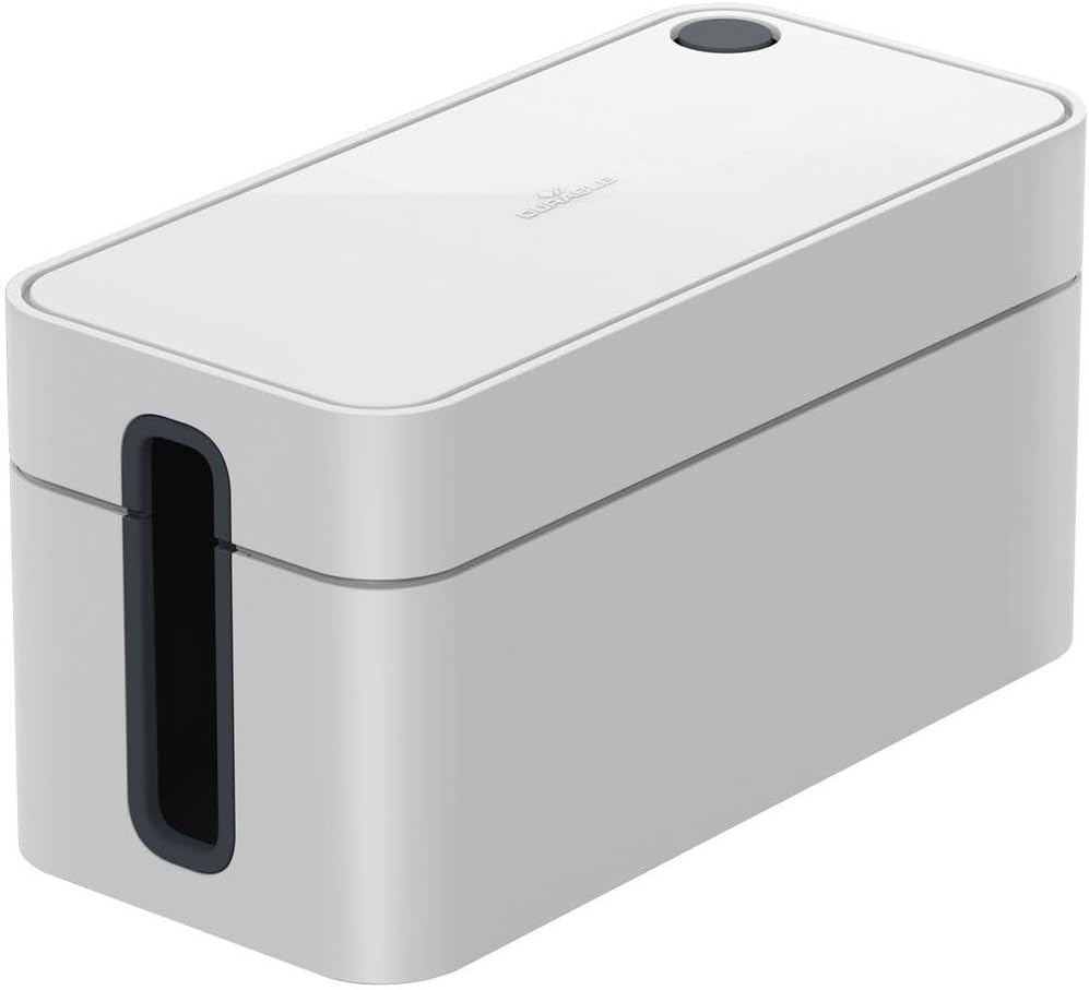 Kabelbox für Steckdosenleiste, Hellgrau 246x116x128 mm