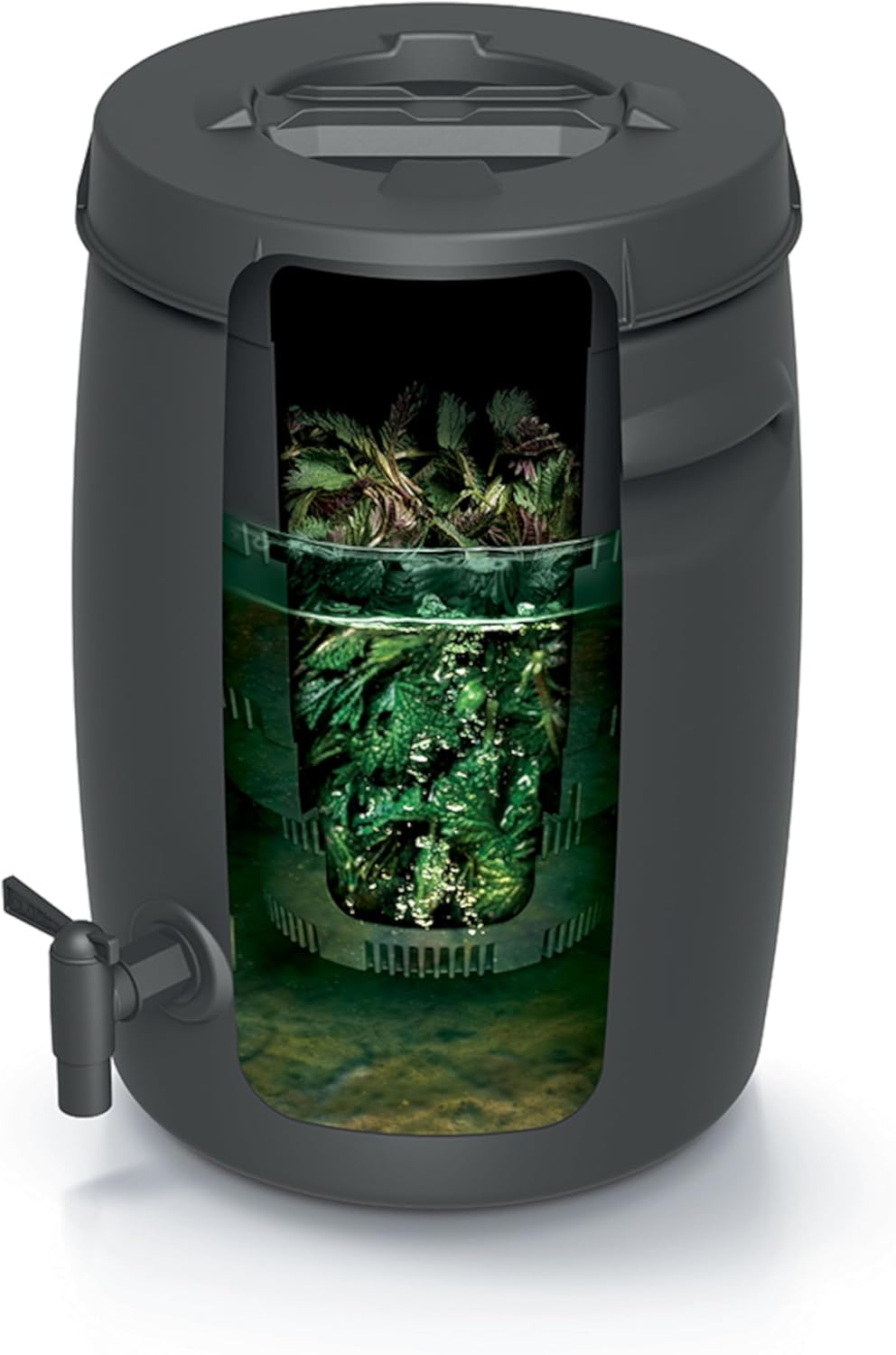 Komposteimer mit Zapfhahn, 25 Liter