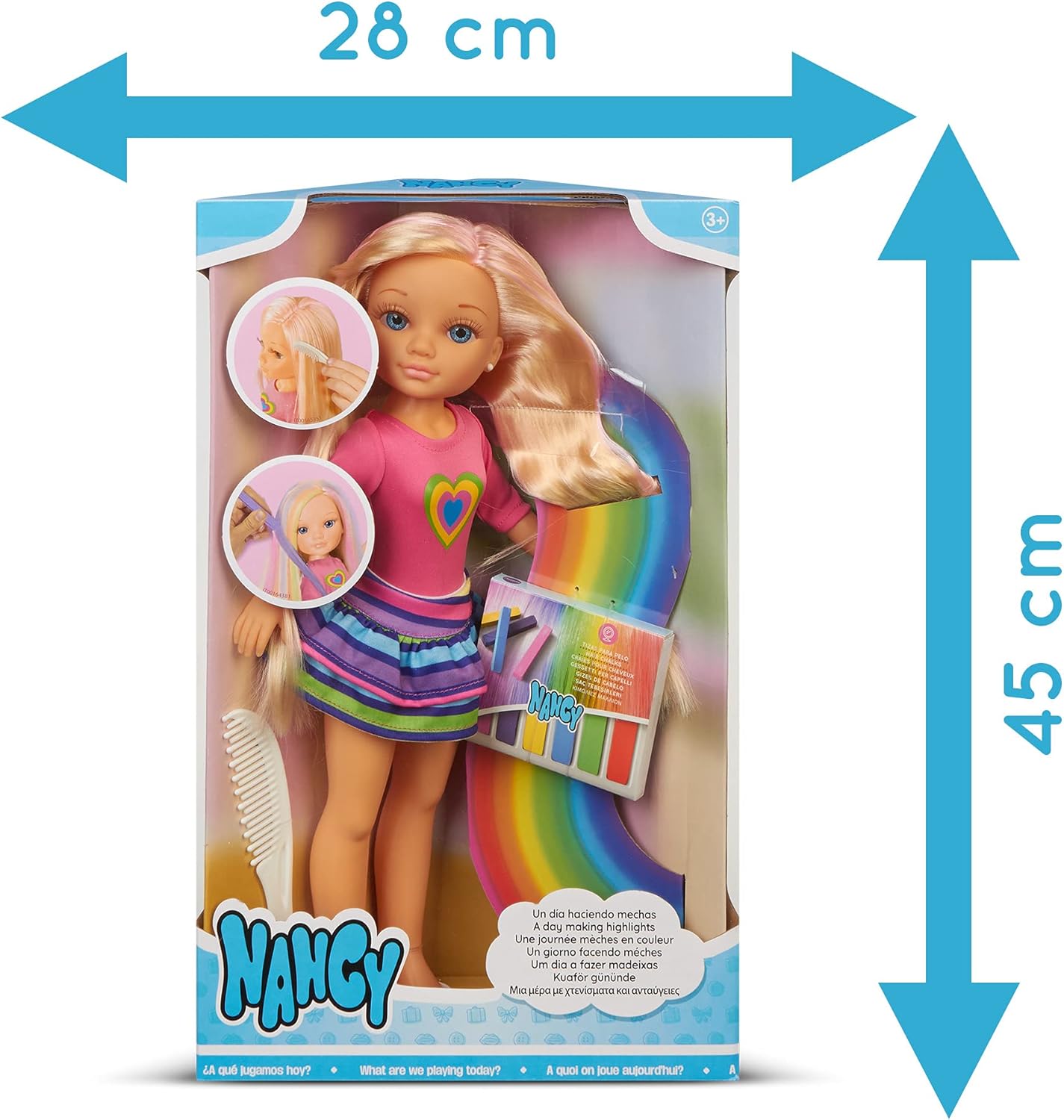 Frisierpuppe Nancy, Ein Tag in the Friseur
