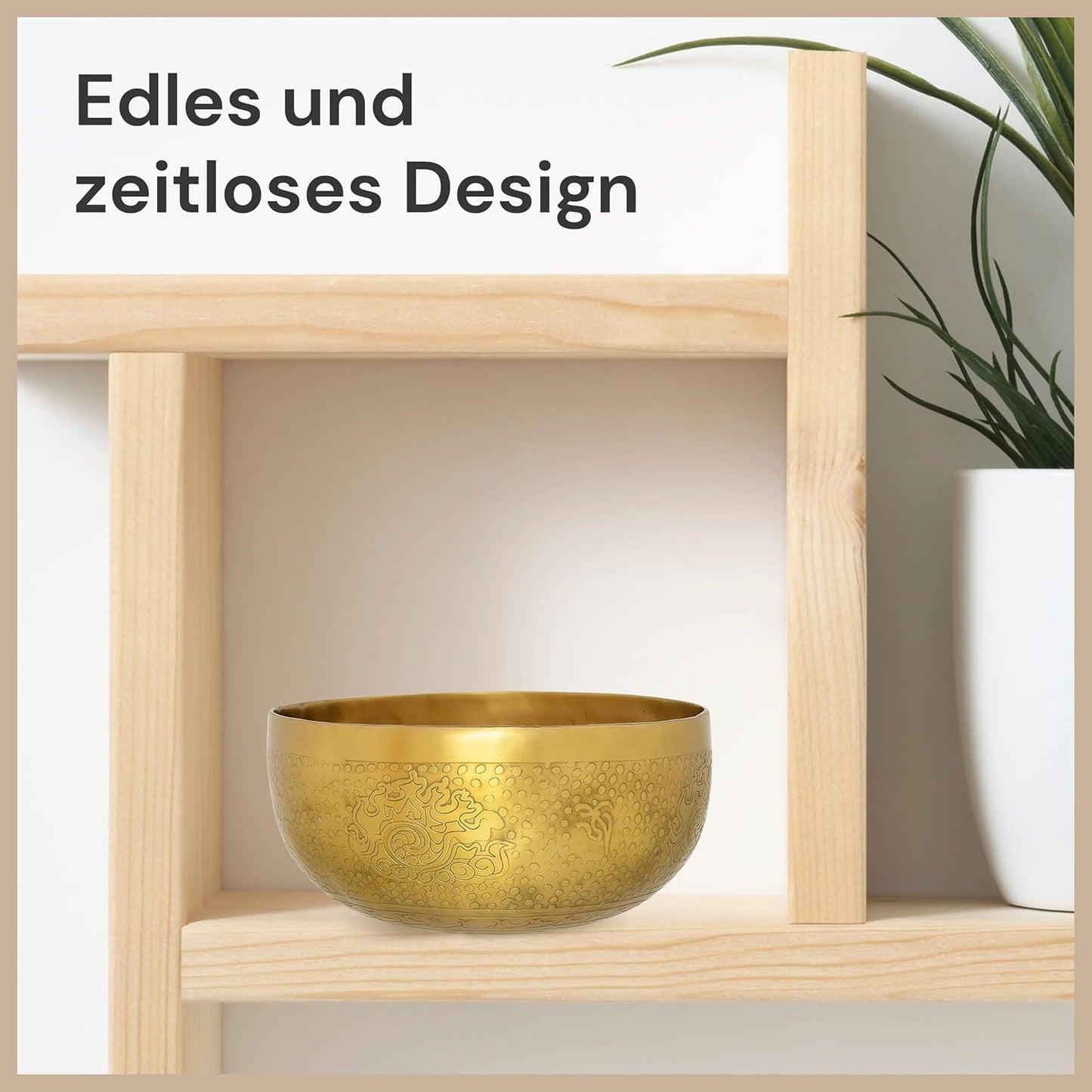 Klangschale für Yoga & Meditation, 20 cm Matt