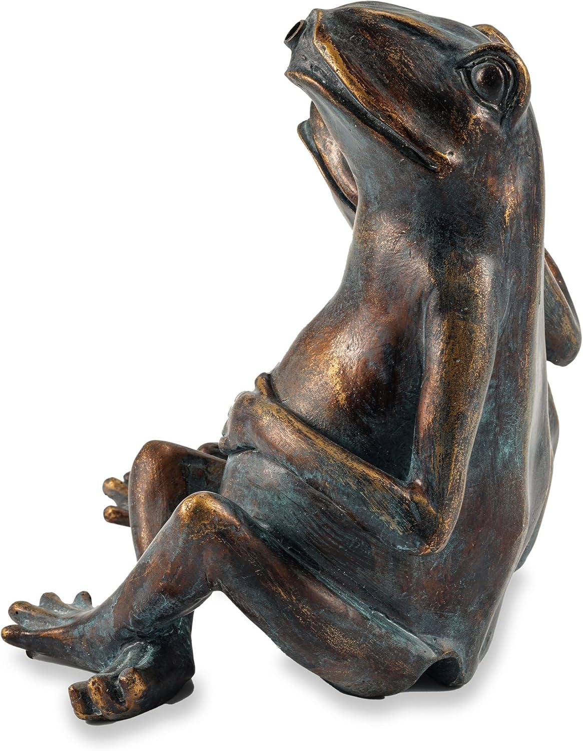 Wasserspeier-Figur Froschpaar für Teich und Garten