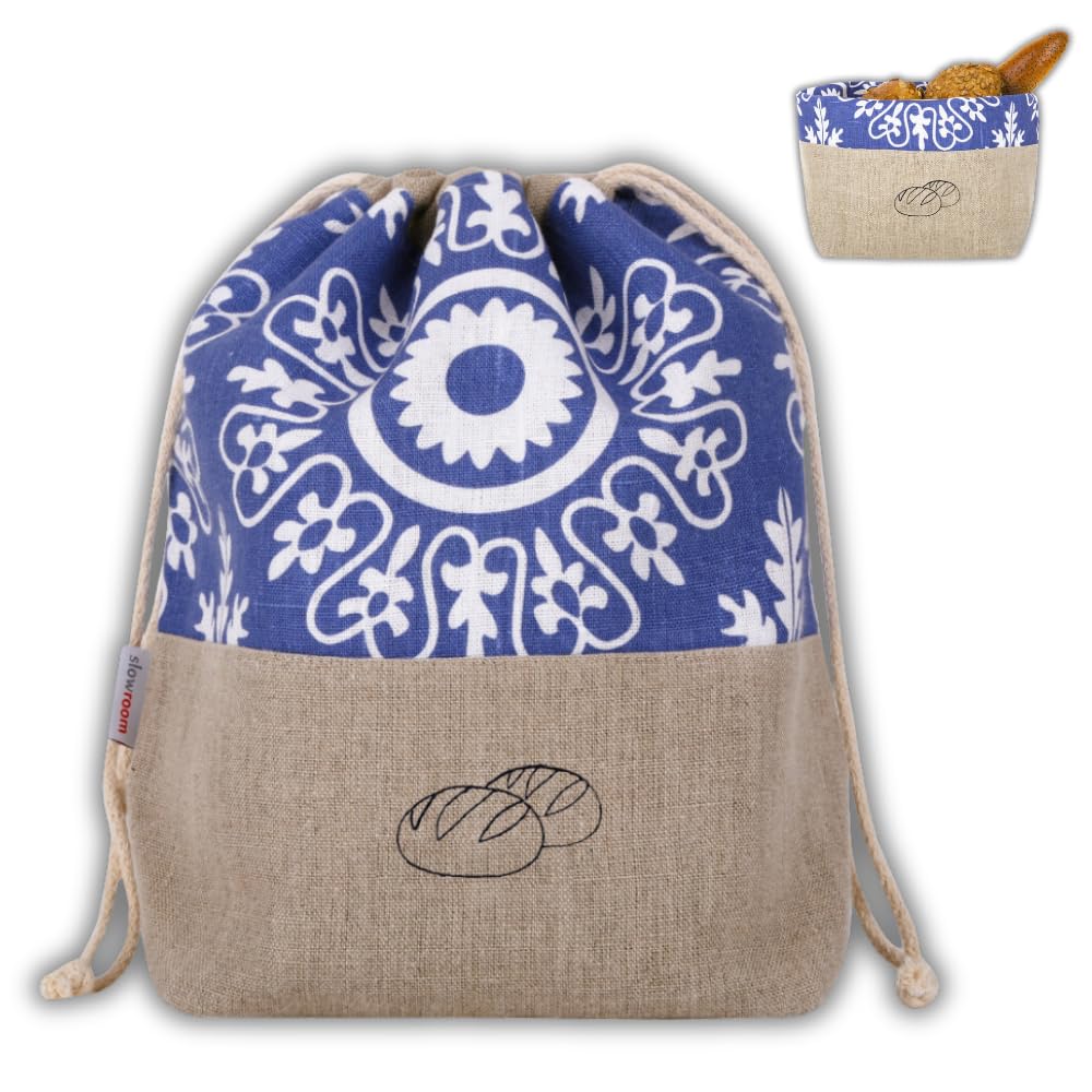Brotbeutel, 2 in 1 Azur