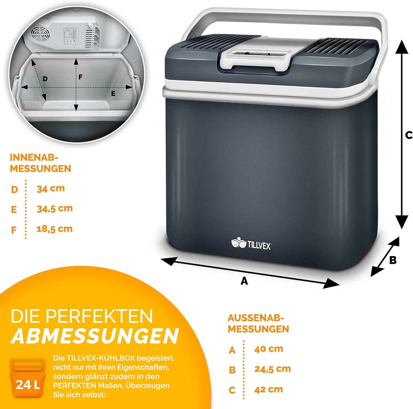 Elektrische Thermobox, Grau