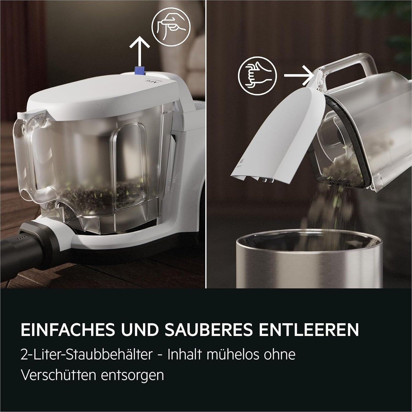Beutelloser Bodenstaubsauger Serie 5000, Serie 5000 blau