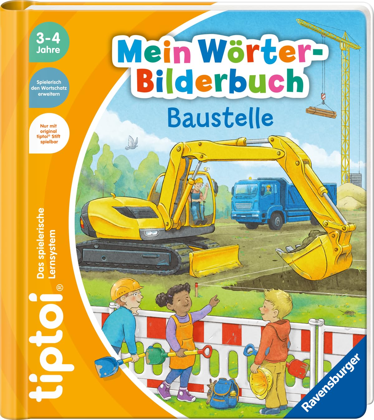 tiptoi Mein Wörter-Bilderbuch - Baustelle, Spiralbindung