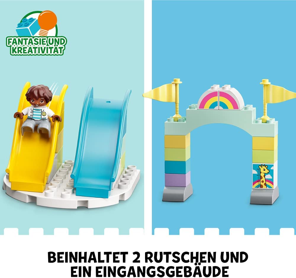 10956 DUPLO Erlebnispark, Konstruktionsspielzeug, Standard Verpackung Single