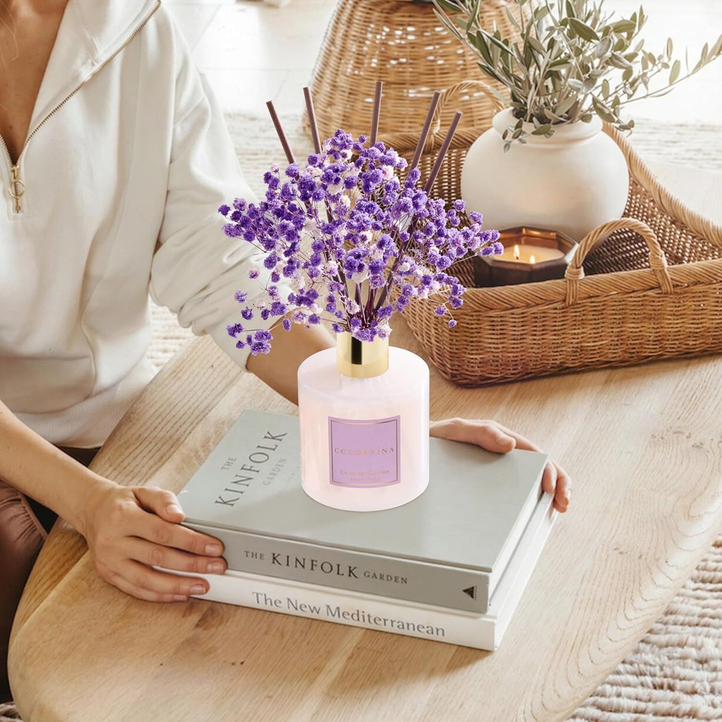 Raumduft Diffuser mit 8 Stäbchen, Lavender Garden, Lavender Garden Raumduft/200ML/1 Stück