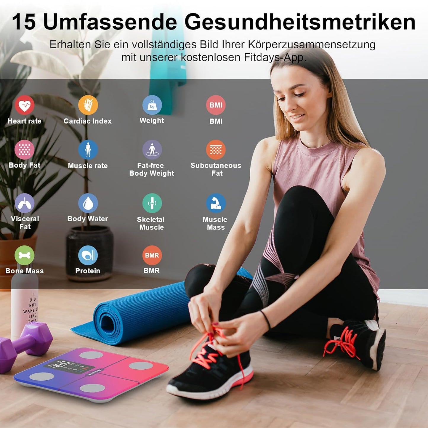 Körperfettwaage, 280 Regenbogen