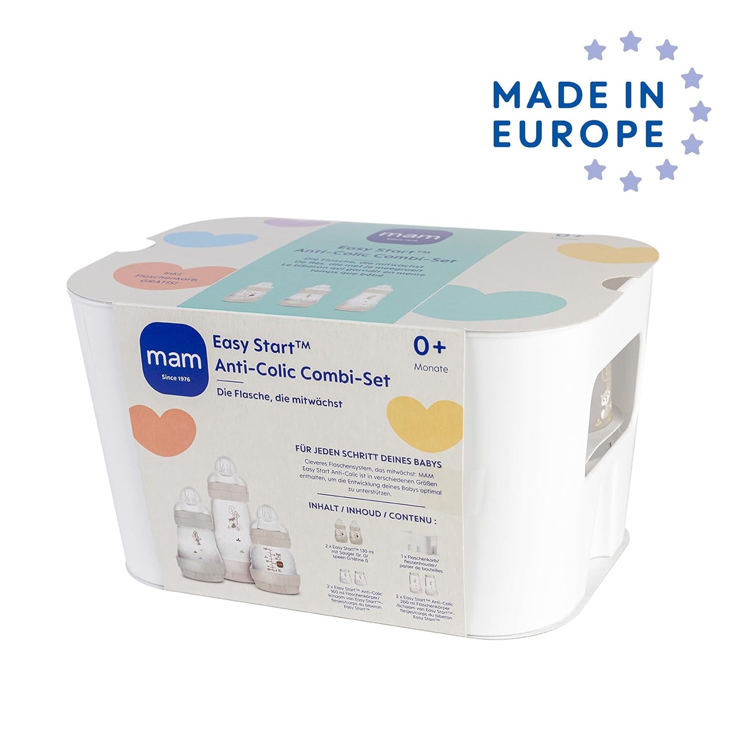 Anti-Kolik Babyflaschen-Set, Easy Start Combi Set