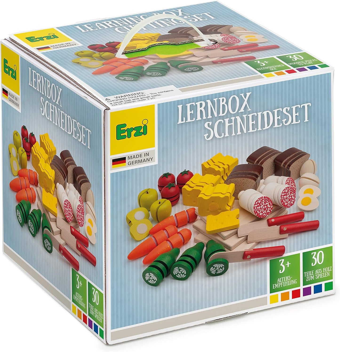 Lernbox Schneideset aus Holz