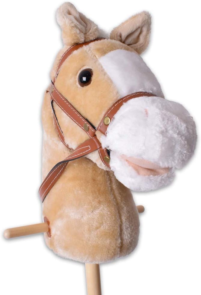 Steckenpferd mit Sound und Rollen (95 cm)