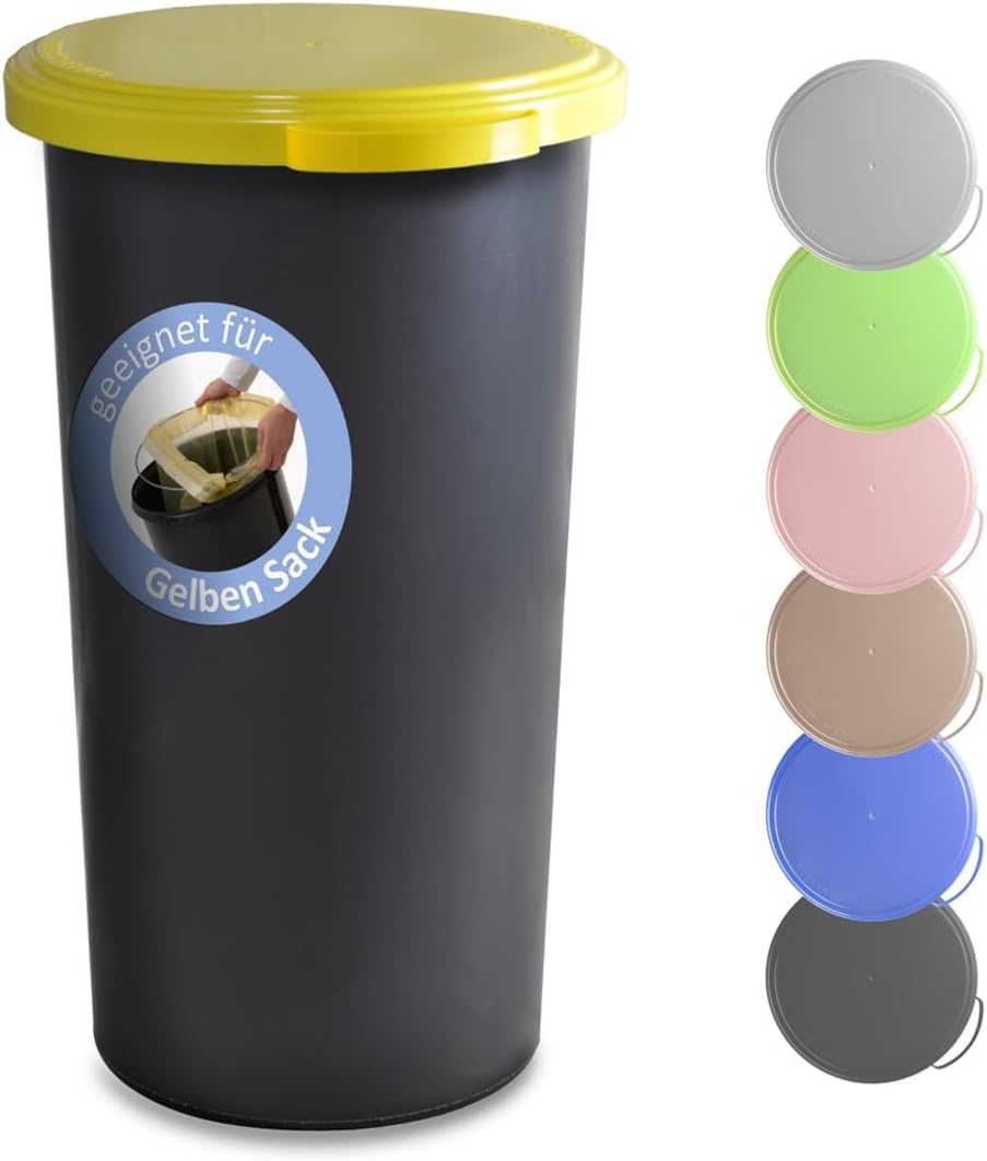 Müllsackständer, 60 Liter, Gelb