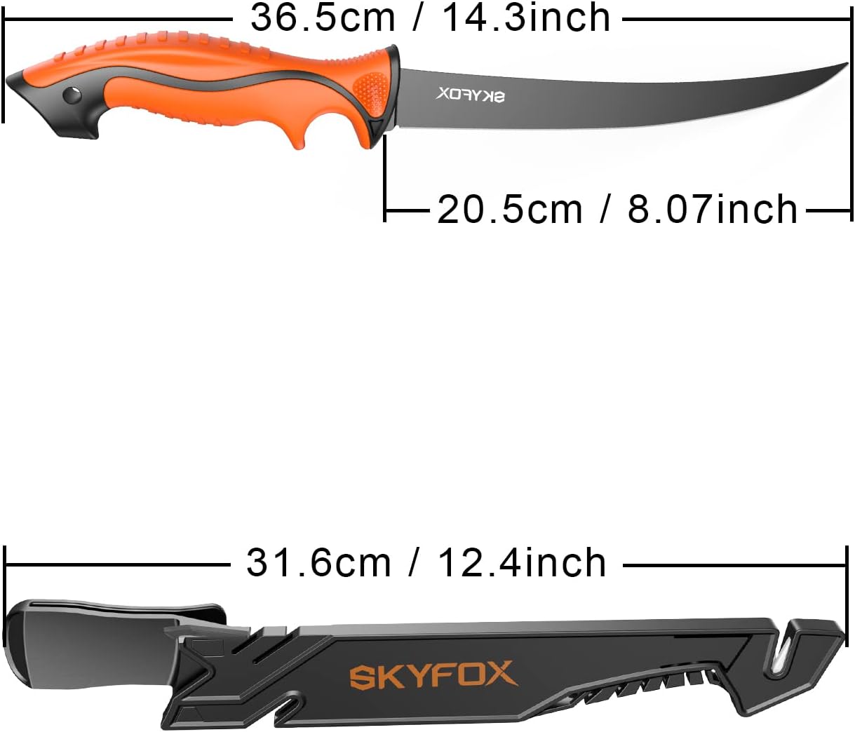 Fisch- und Filetiermesser, 18 cm Klinge