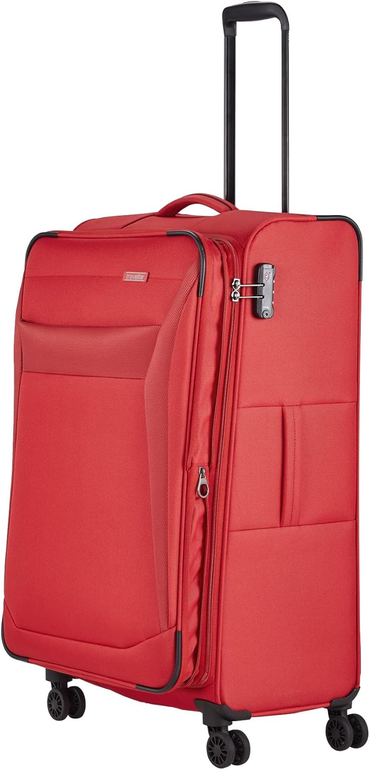 Weichschalenkoffer, Trolley Grösse L (78 cm) Rot