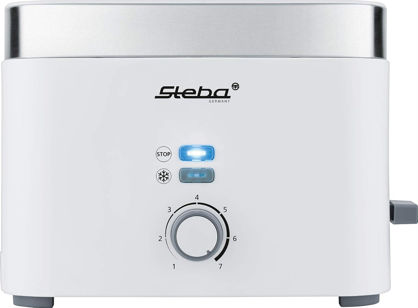 Doppel-Schlitztoaster mit 7 Bräunungsstufen