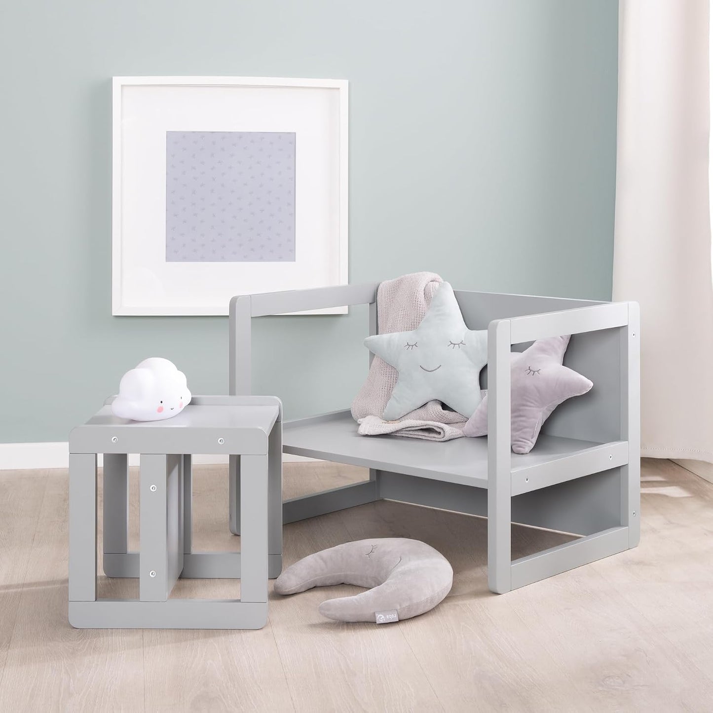 3in1 Kindersitzgruppe, Grau