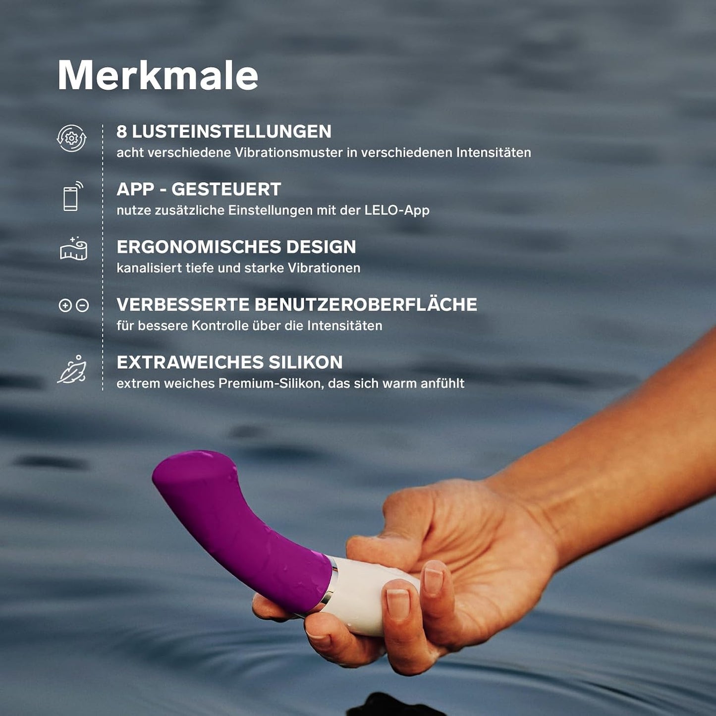 GIGI 3 App-gesteuerter G-Punkt-Vibrator mit 8 Modi, Plum