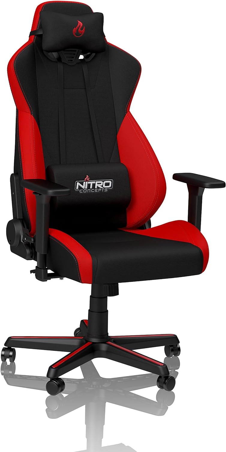 S300, Schwarz / Rot, Stoff