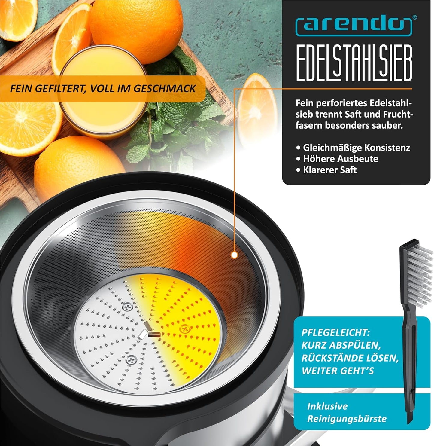 Digitaler Entsafter mit LED-Display
