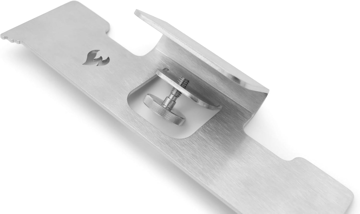Feuerplatten Adapter für Flammlachshalter, Adapter für Flammlachshalter an Feuerplatte