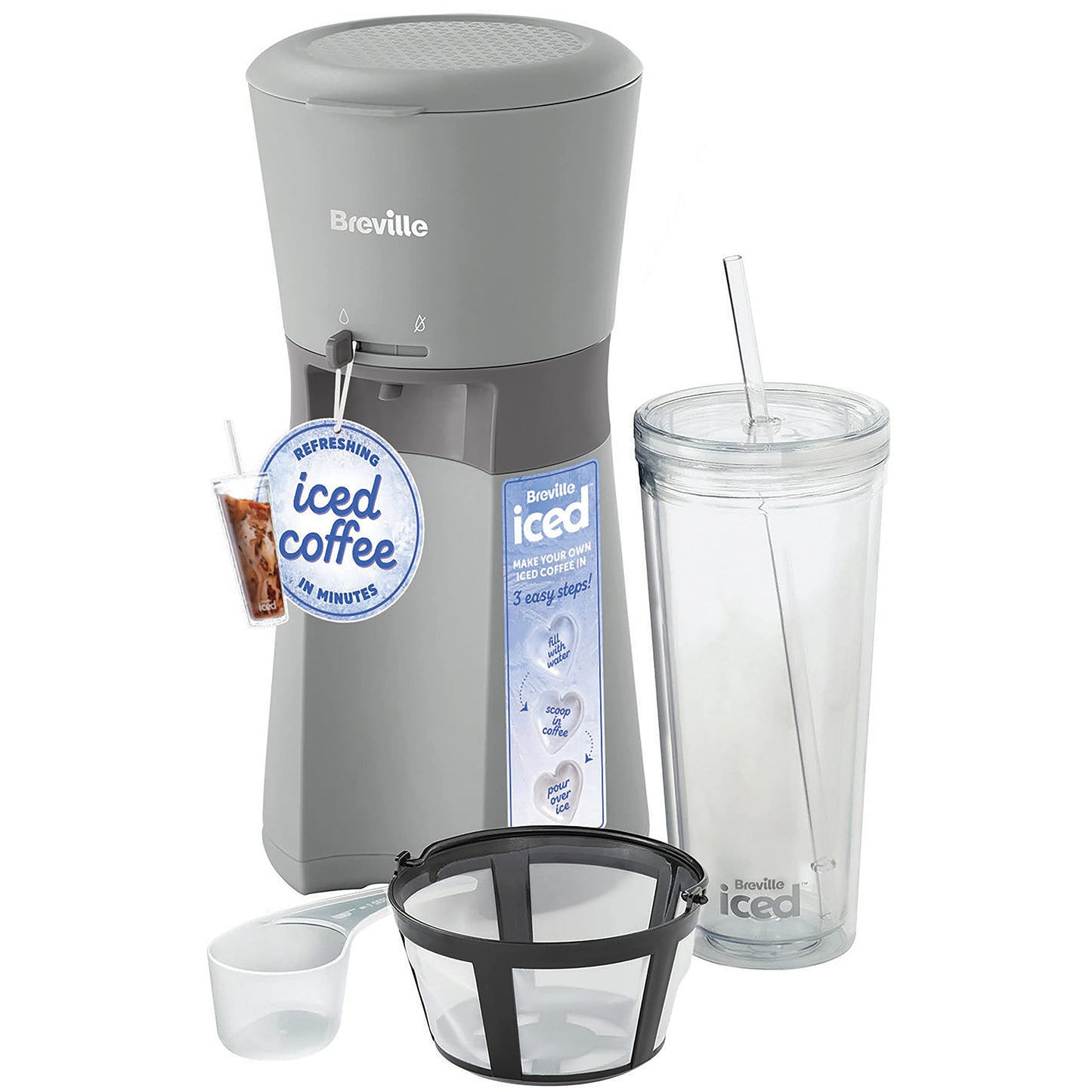 Eiskaffeemaschine, Iced Grau