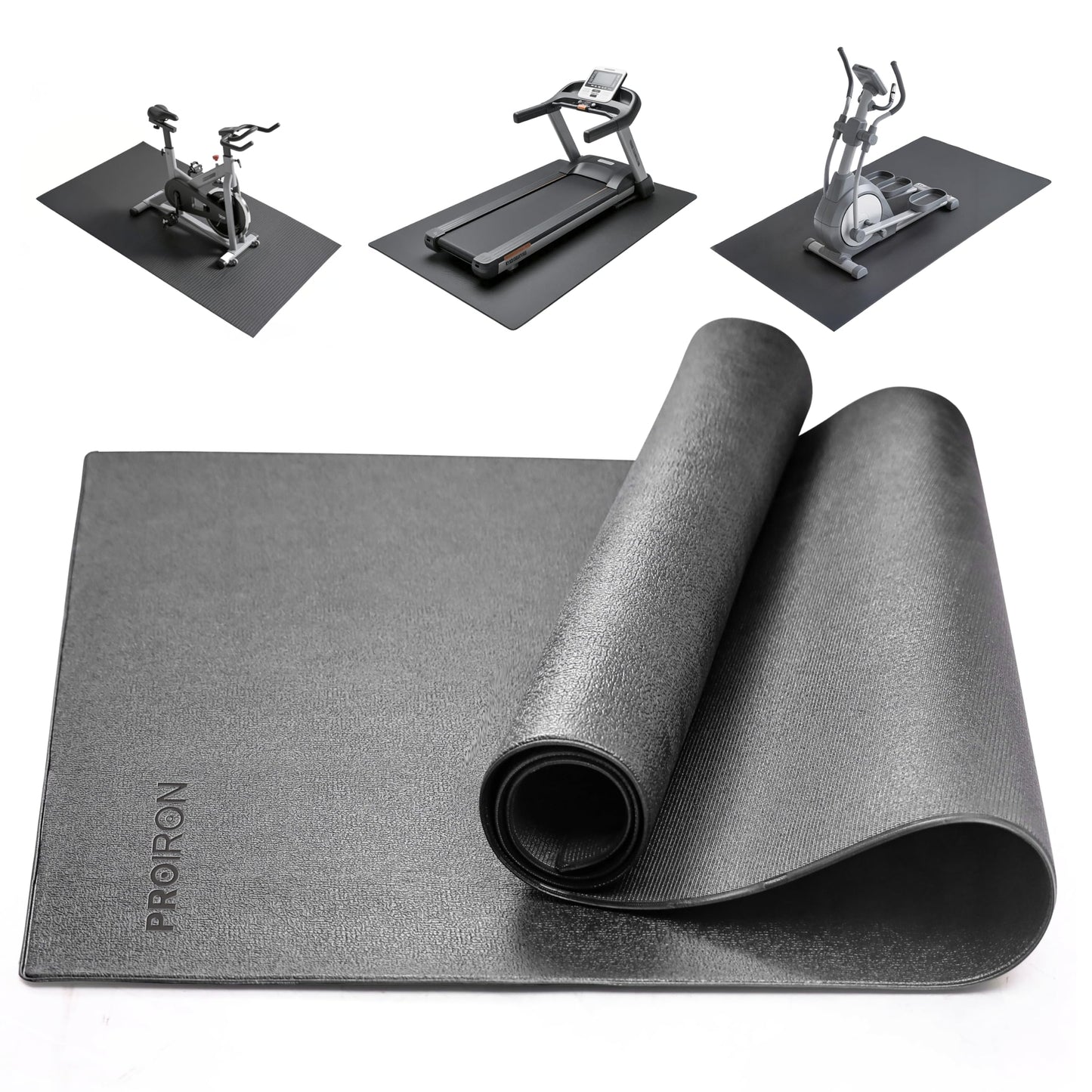 Bodenschutzmatte für Fitnessgeräte, 2-120 X 60 cm