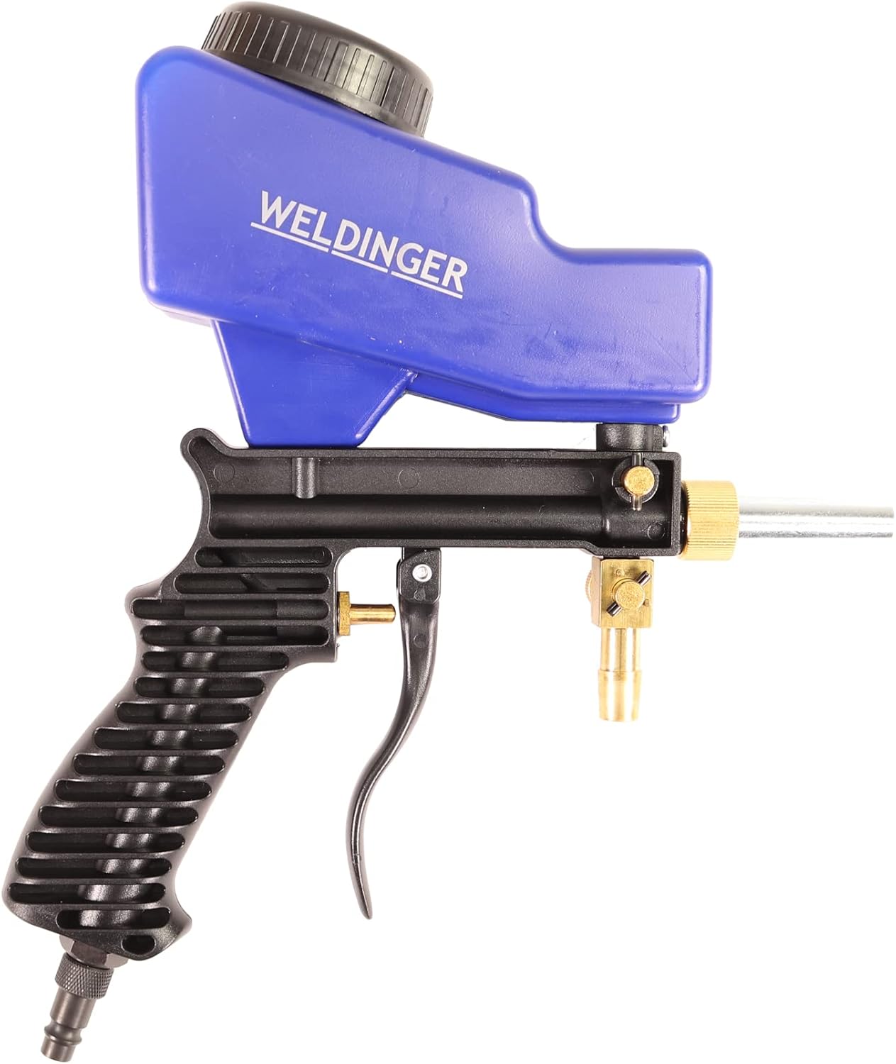 Druckluft-Sandstrahlpistole mit Tank und Schlauch, Sandstrahlpistole pro (198 l/min)