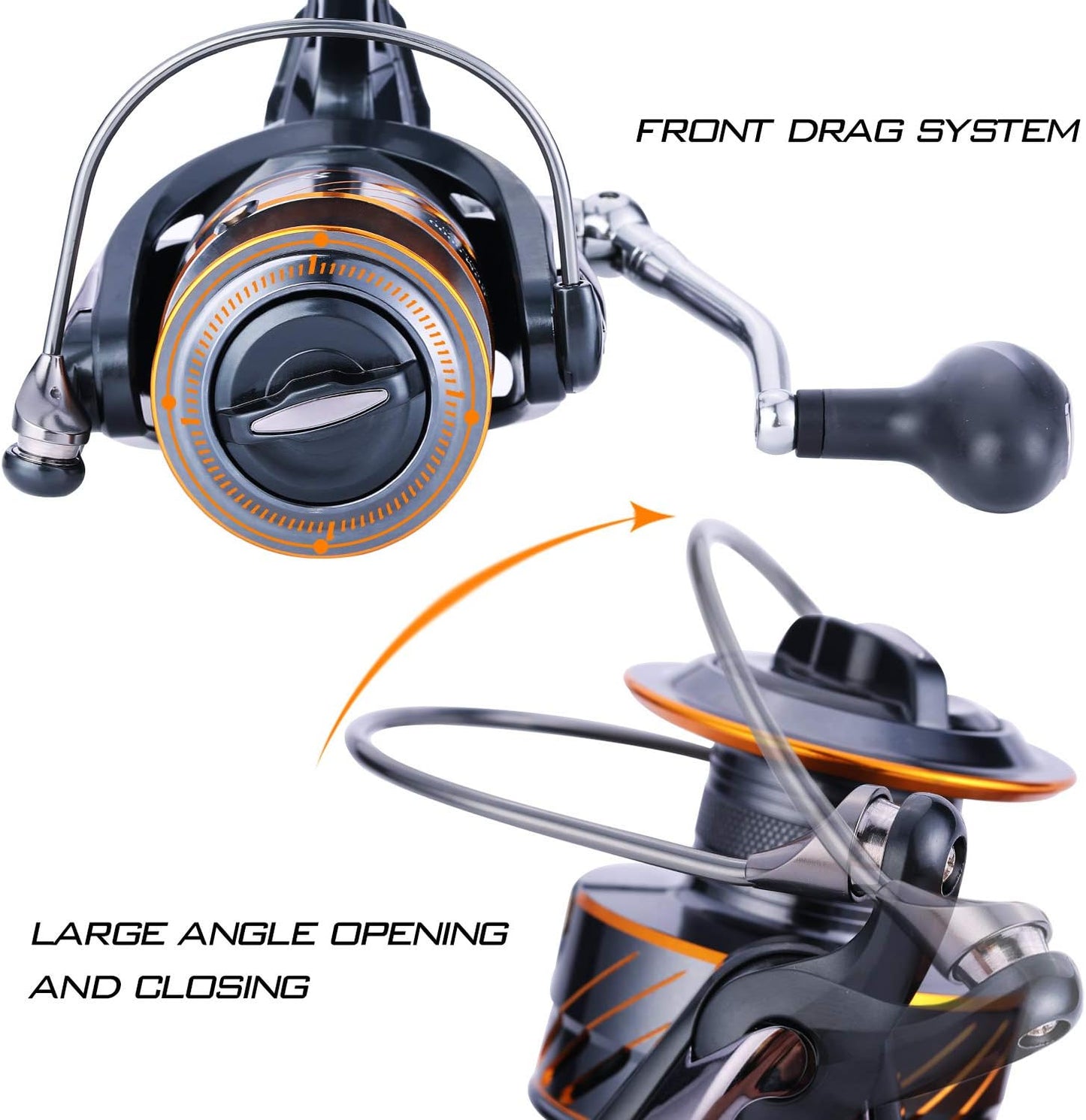 Freilaufrolle mit Carbon Fiber Drag, BDM-6000