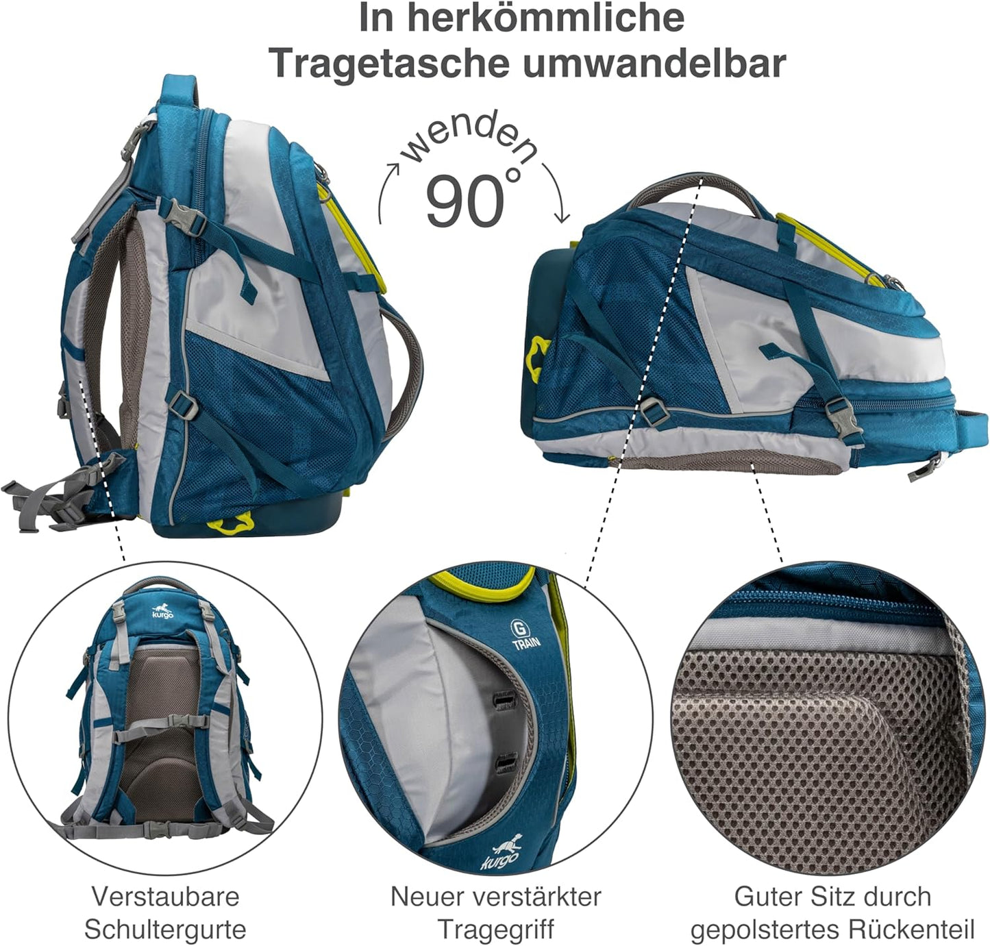 G-Train Hunderucksack, Reduzierte Verpackung Tinte