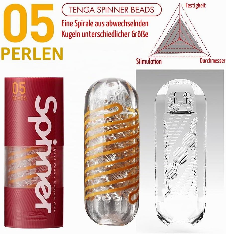 Spinner 05 Masturbator mit Beads, 05BEADS