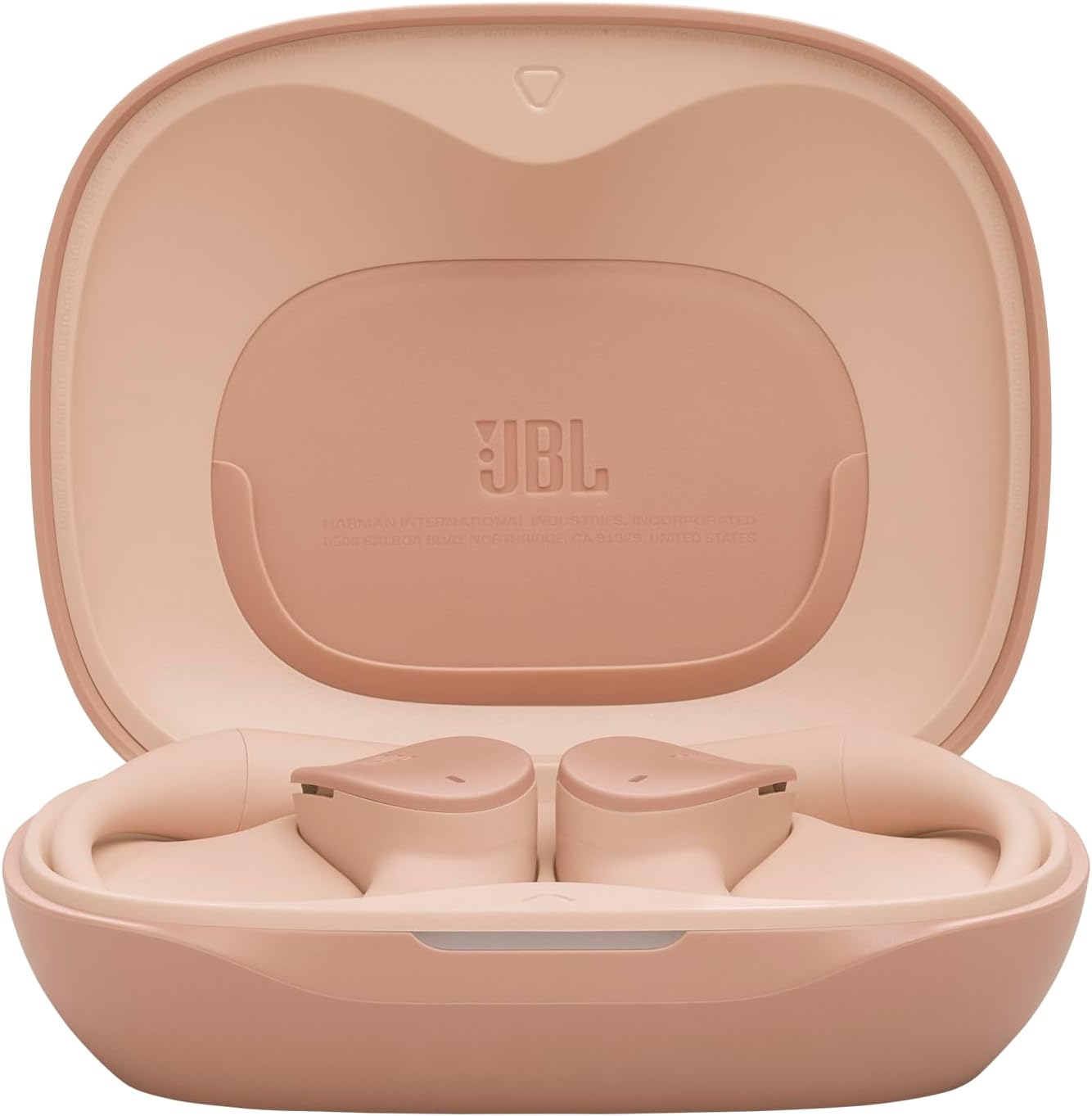 Kabellose Open-Ear-Kopfhörer mit Ohrbügel-Design, Beige