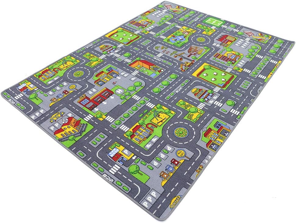 Spielteppich Stadt Mix, 145x200 cm Stadt Mix