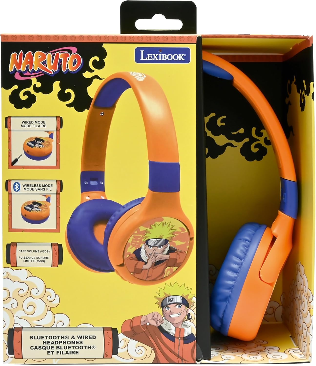 2-in-1 Bluetooth-Kopfhörer mit Mikrofon, Naruto